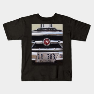 1953,custom,pontiac,chieftain,front,grille Kids T-Shirt